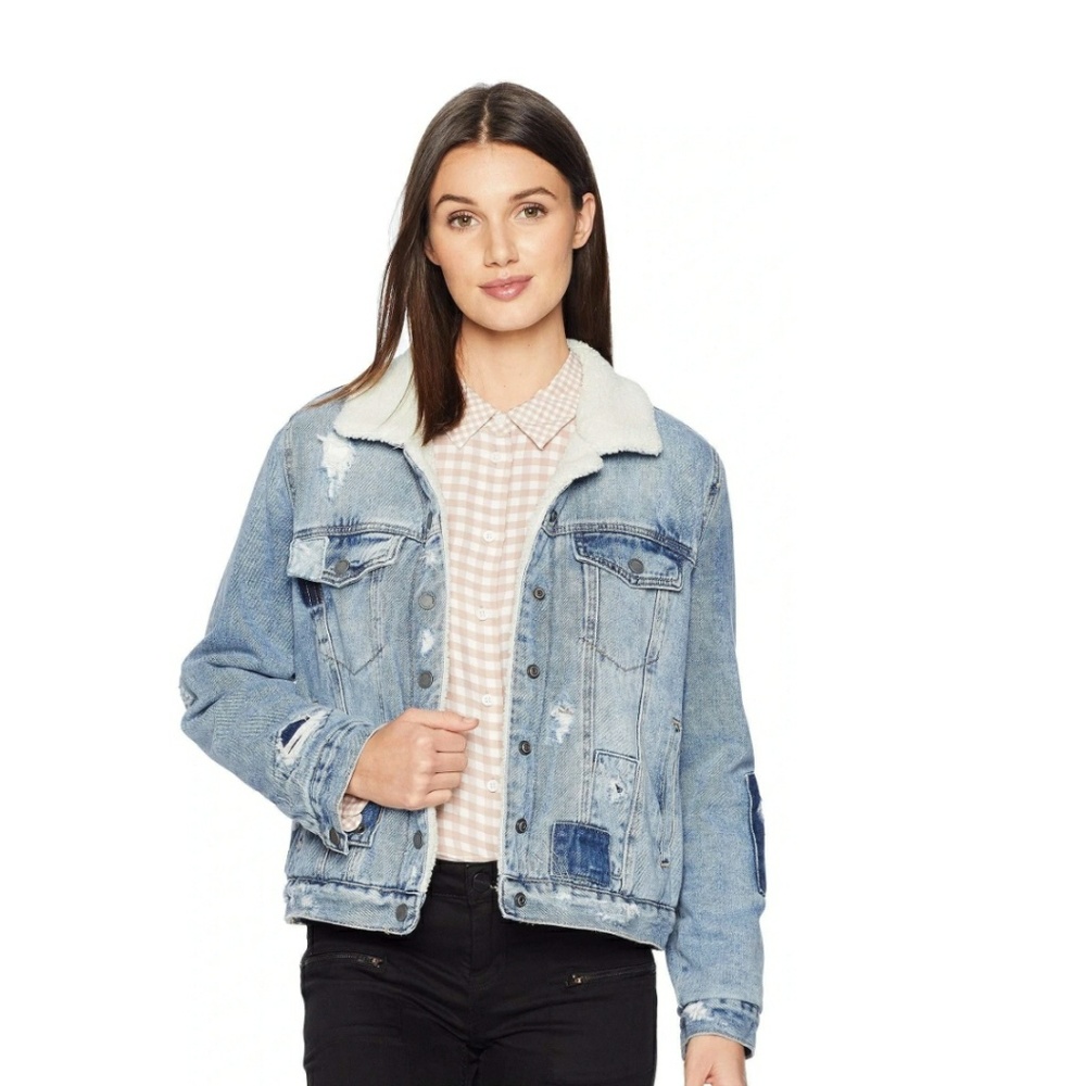 Blank NYC Denim and Sherpa Trucker Jacket